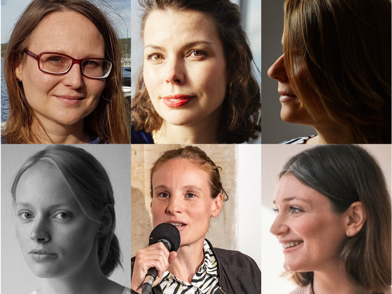 Anke Dörsam, Laura Kind, Lydia Lewitsch, Marcella Melien, Lena Müller und Mira Lina Simon