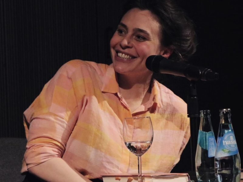 Lene Albrecht im Literaturforum.