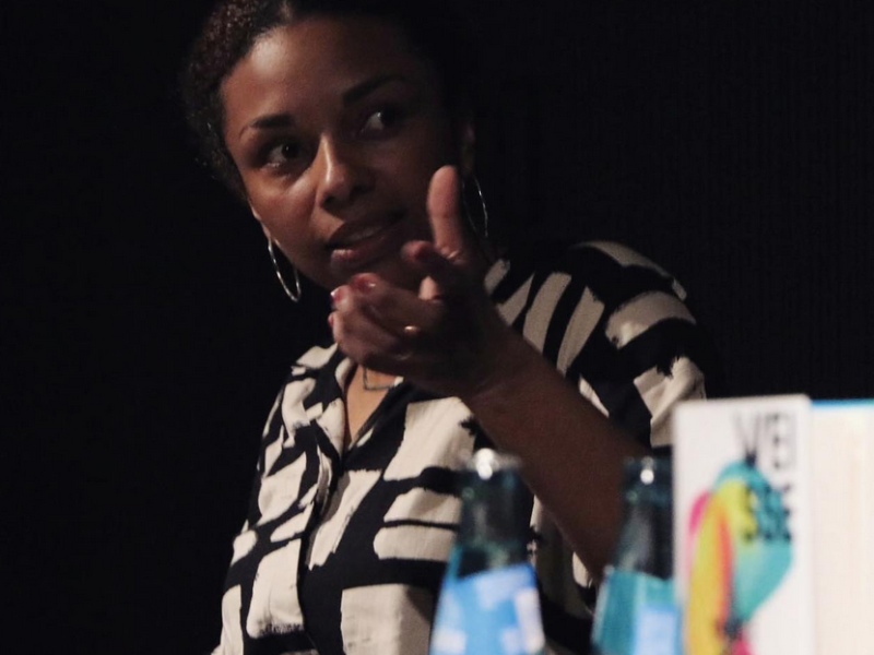 Yandé Seck im Literaturforum.