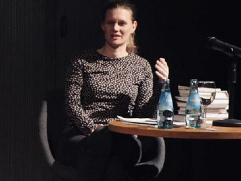 Kerstin Preiwuß im Literaturforum.