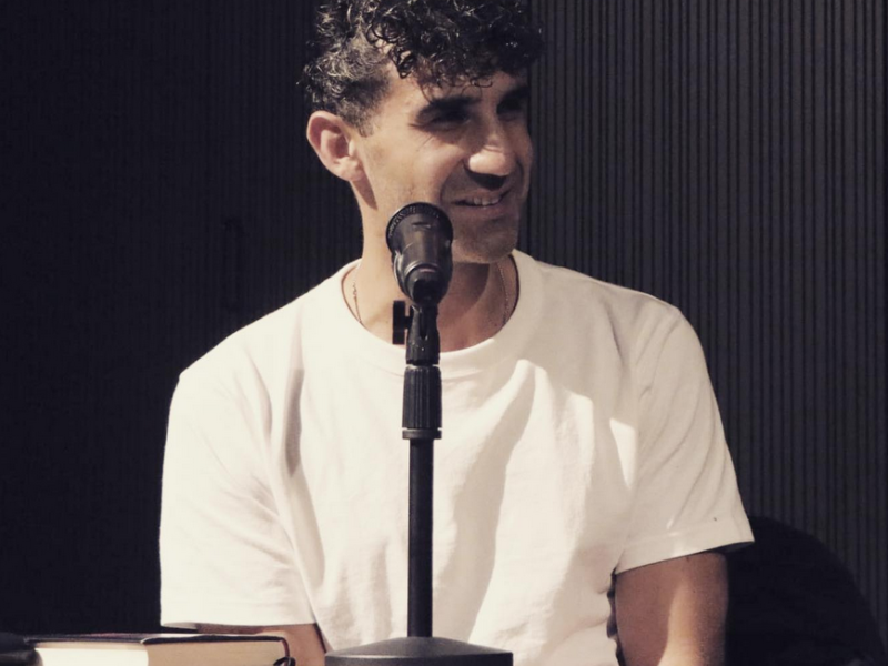 Necati Öziri im Literaturforum.