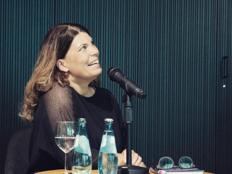 Helgard Haug im Literaturforum.