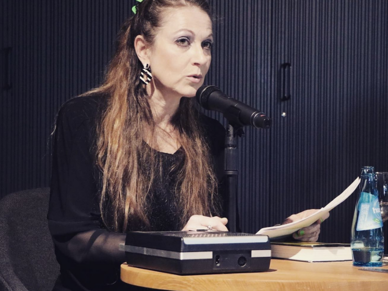 Yasmin Sibai im Literaturforum.