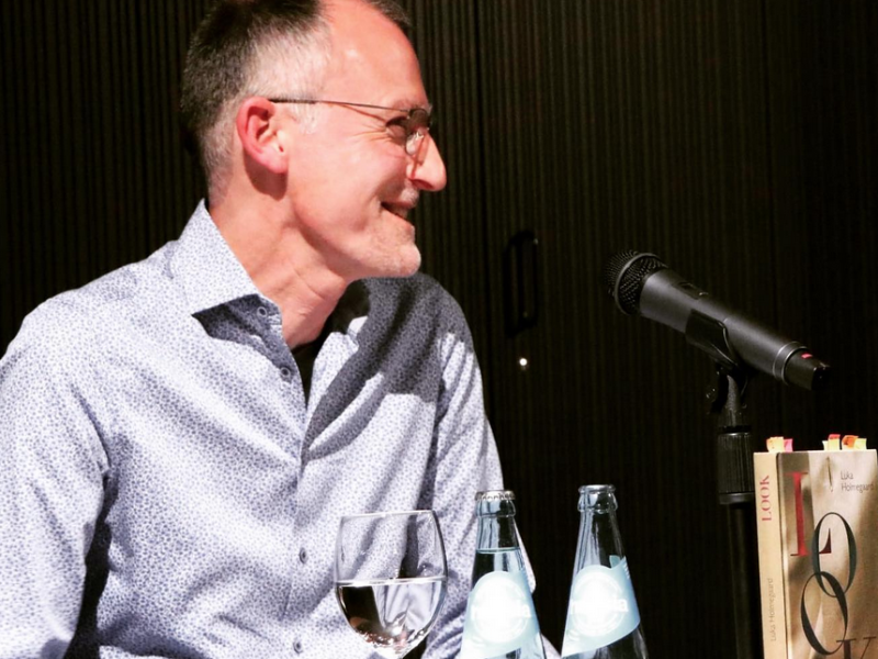 André Wilkening bei der Veranstaltung.