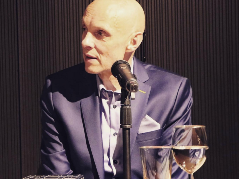 Michael Lentz im Literaturforum.