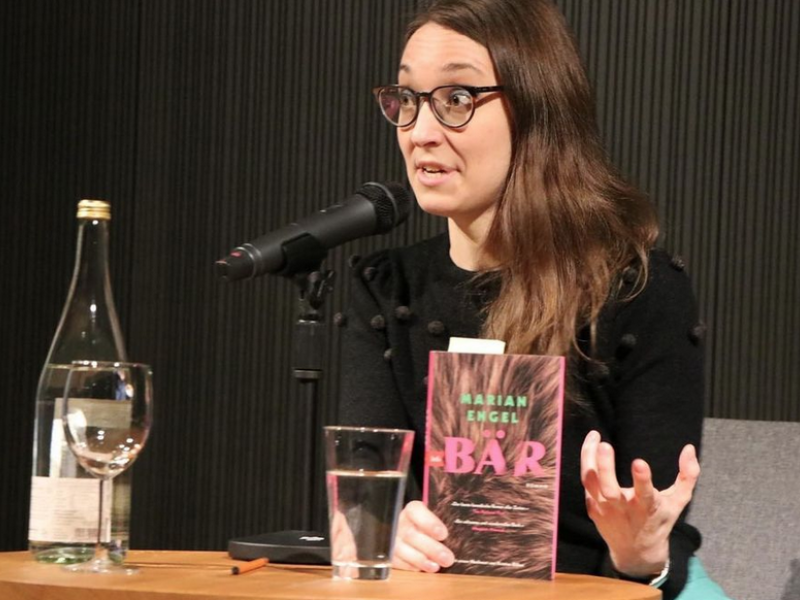 Magda Birkmann im Literaturforum.