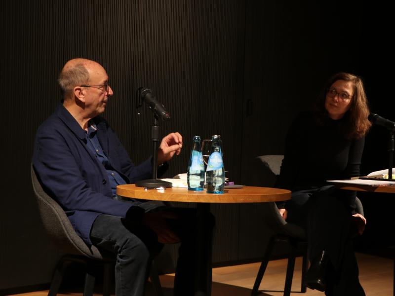 Rudi Deuble und Beate Tröger im Literaturforum