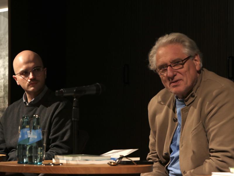 Alexander Schnickmann & Hans Thill im Literaturforum