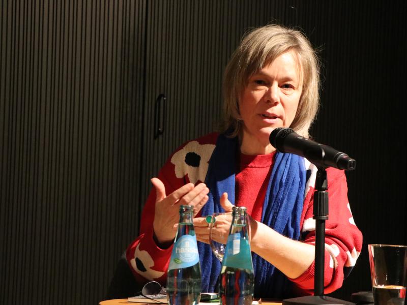 Anja Utler im Literaturforum
