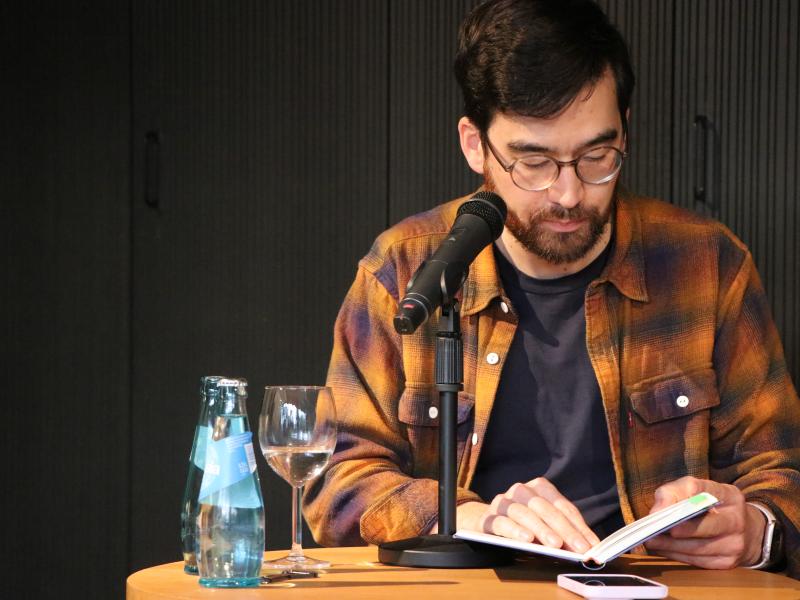 Yannic Han Biao Federer liest im Literaturforum