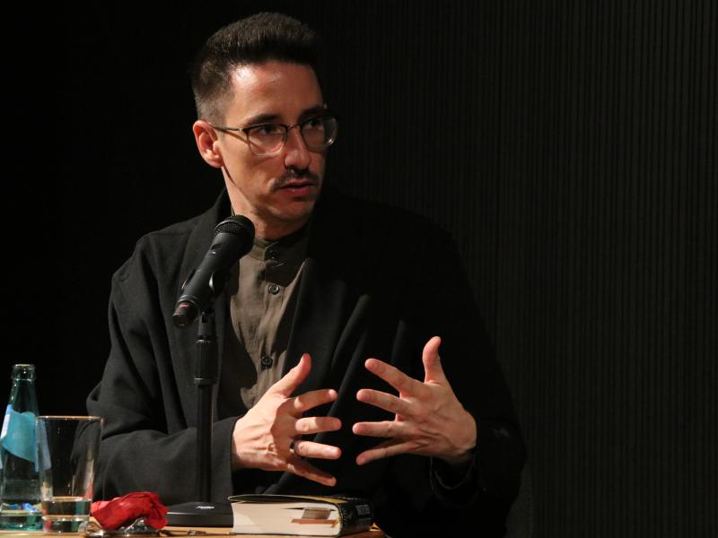 Marco Dinić im Literaturforum 2