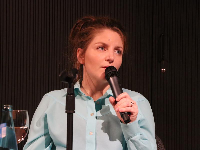 Lize Spit im Literaturforum