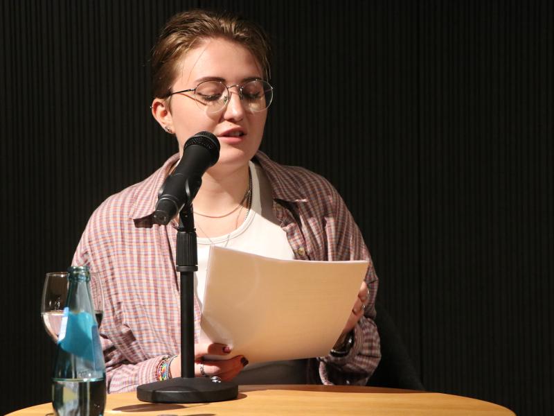 Liz Preuss im Literaturforum