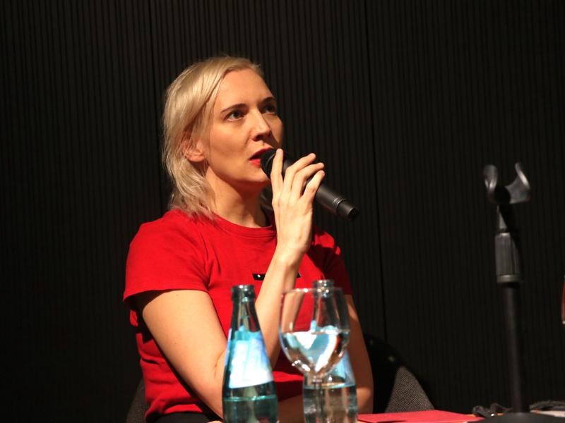 Juliane Liebert im Literaturforum