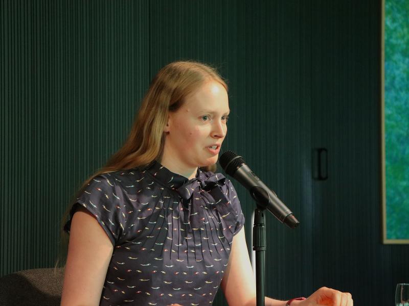 Marcella Melien im Hessischen Literaturforum
