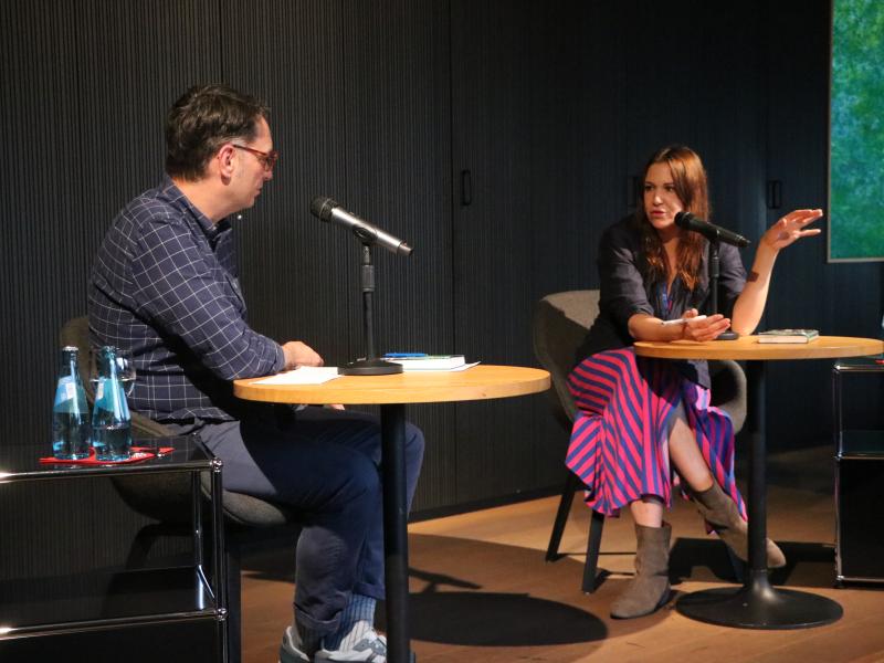 Christoph Schröder im Gespräch mit Birgit Birnbacher