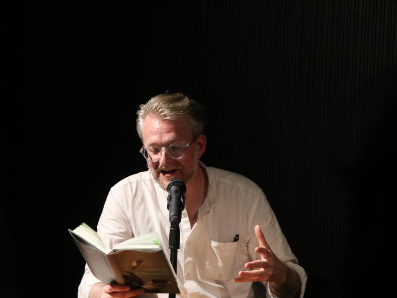 Jan Wilm liest im Hessischen Literaturforum