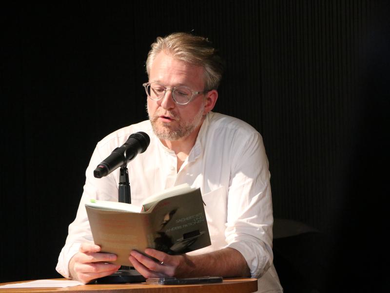 Jan Wilm liest im Hessischen Literaturforum