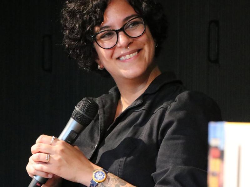 Isabella Caldart im Literaturforum